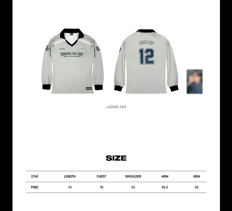 ATEEZ - REPLICA LONG SLEEVE ('2025 ATEEZ WORLD TOUR IN EUROPE' MD)
