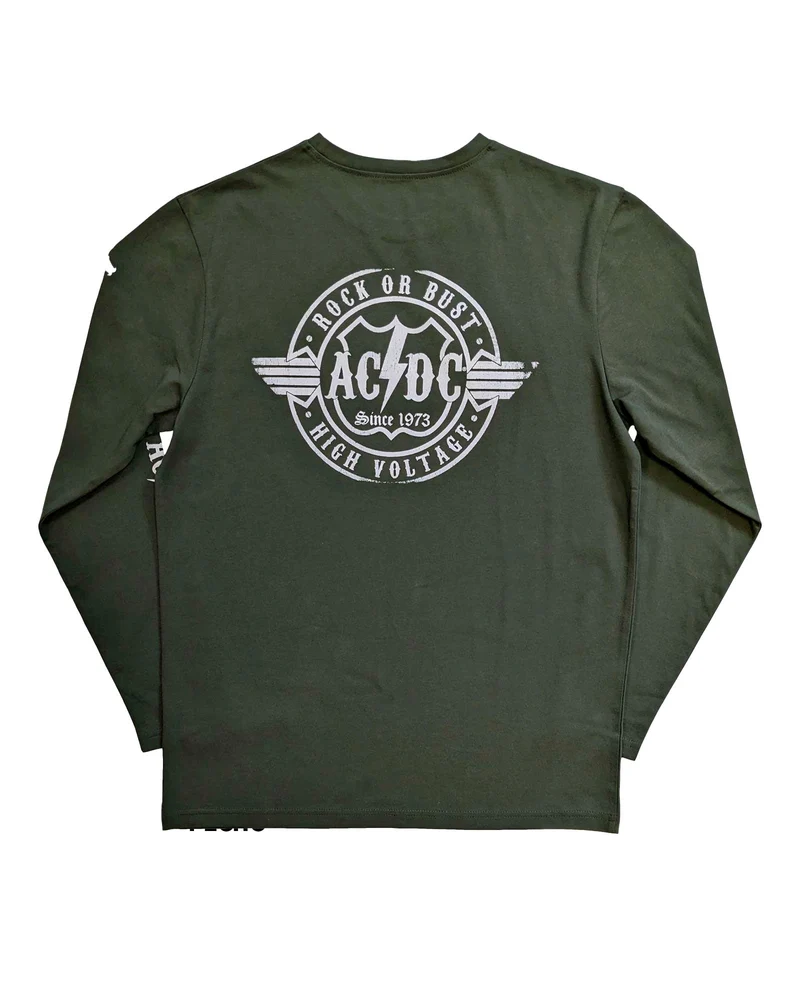 AC/DC - Camiseta Manga Larga "Rock Or Bust" Unisex