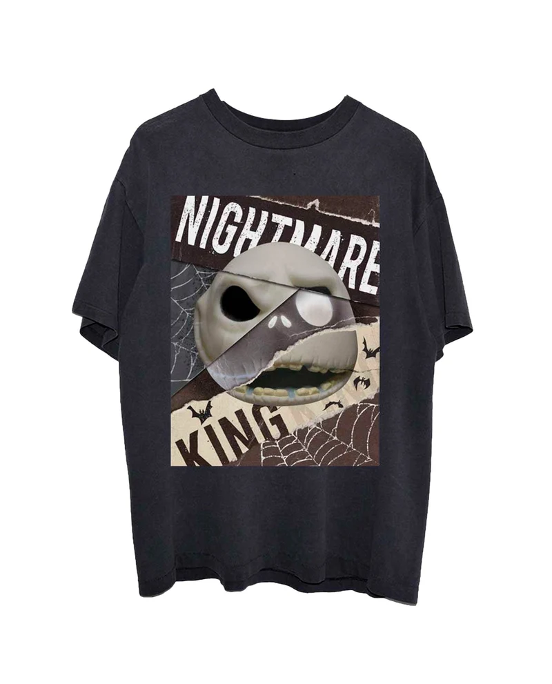 Disney - Camiseta "The Nightmare Before Christmas: Nightmare Skull" Unisex