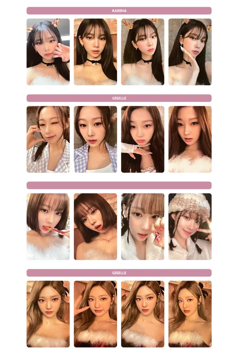 [AESPA] Pink Christmas 2023 : Photocard