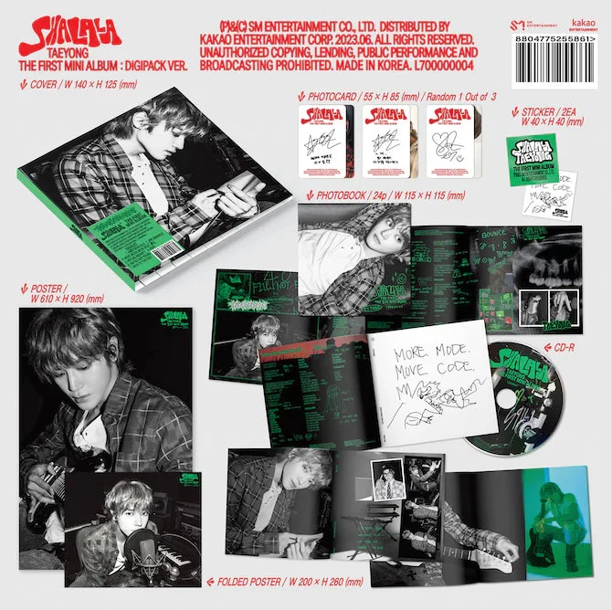 NCT TAEYONG - SHALALA (DIGIPACK VER.)