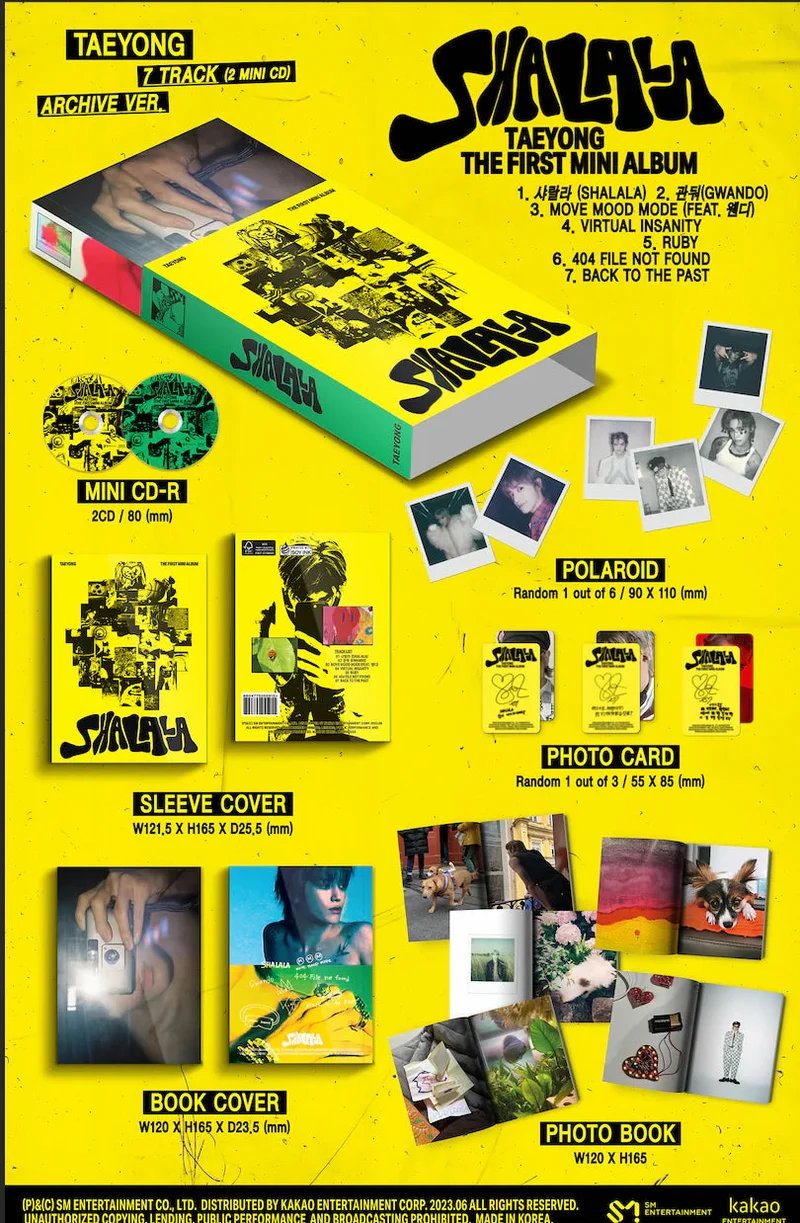 NCT TAEYONG - SHALALA (1ST MINI ALBUM)