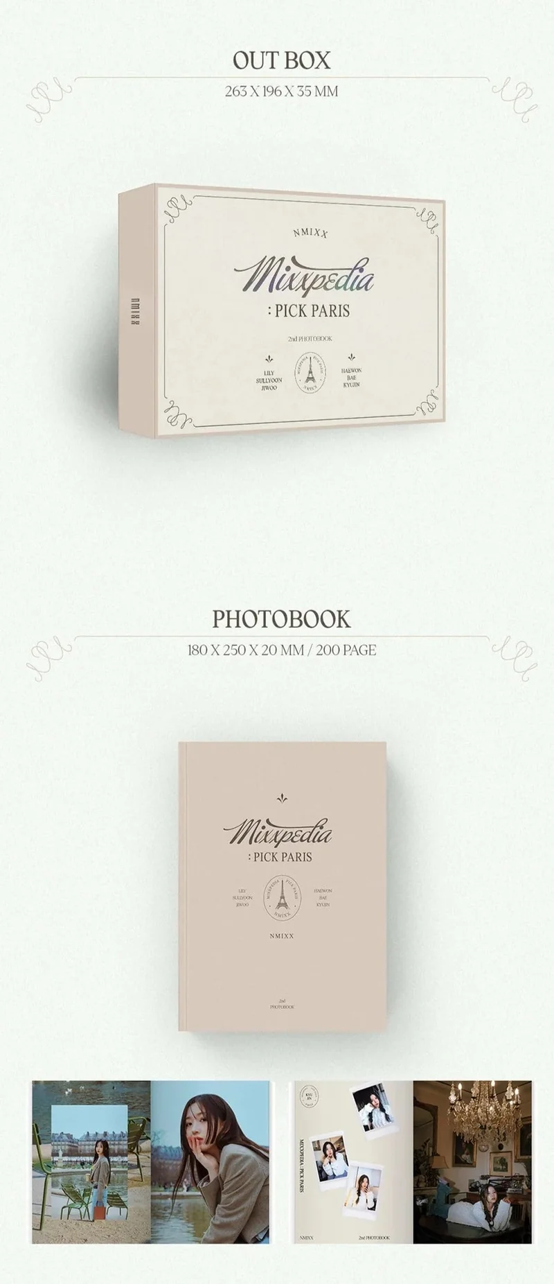 NMIXX - MIXXPEDIA : PICK PARIS (2ND PHOTOBOOK)