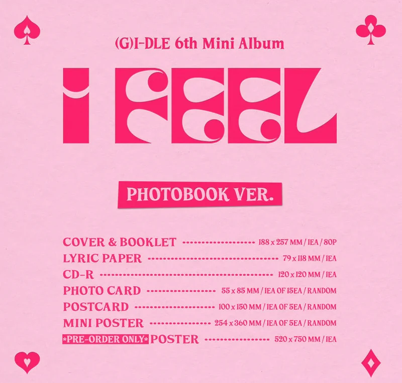 (G)I-DLE - I FEEL (Photobook Ver.)