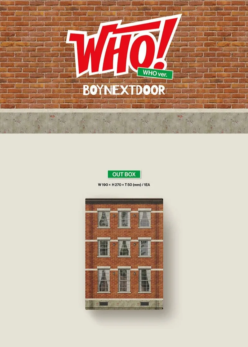 BOYNEXTDOOR - WHO (1ST SINGLE ALBUM)