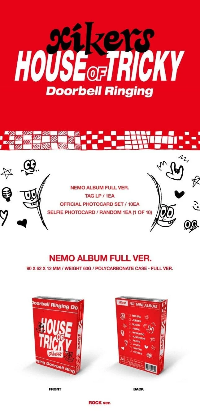 XIKERS - HOUSE OF TRICKY DOORBELL RINGING (ROCK VER. / NEMO ALBUM)