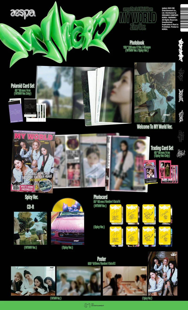 AESPA - MY WORLD (3rd Mini Album)