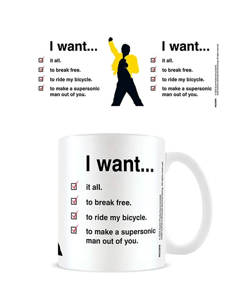 Queen - Taza "I want..."