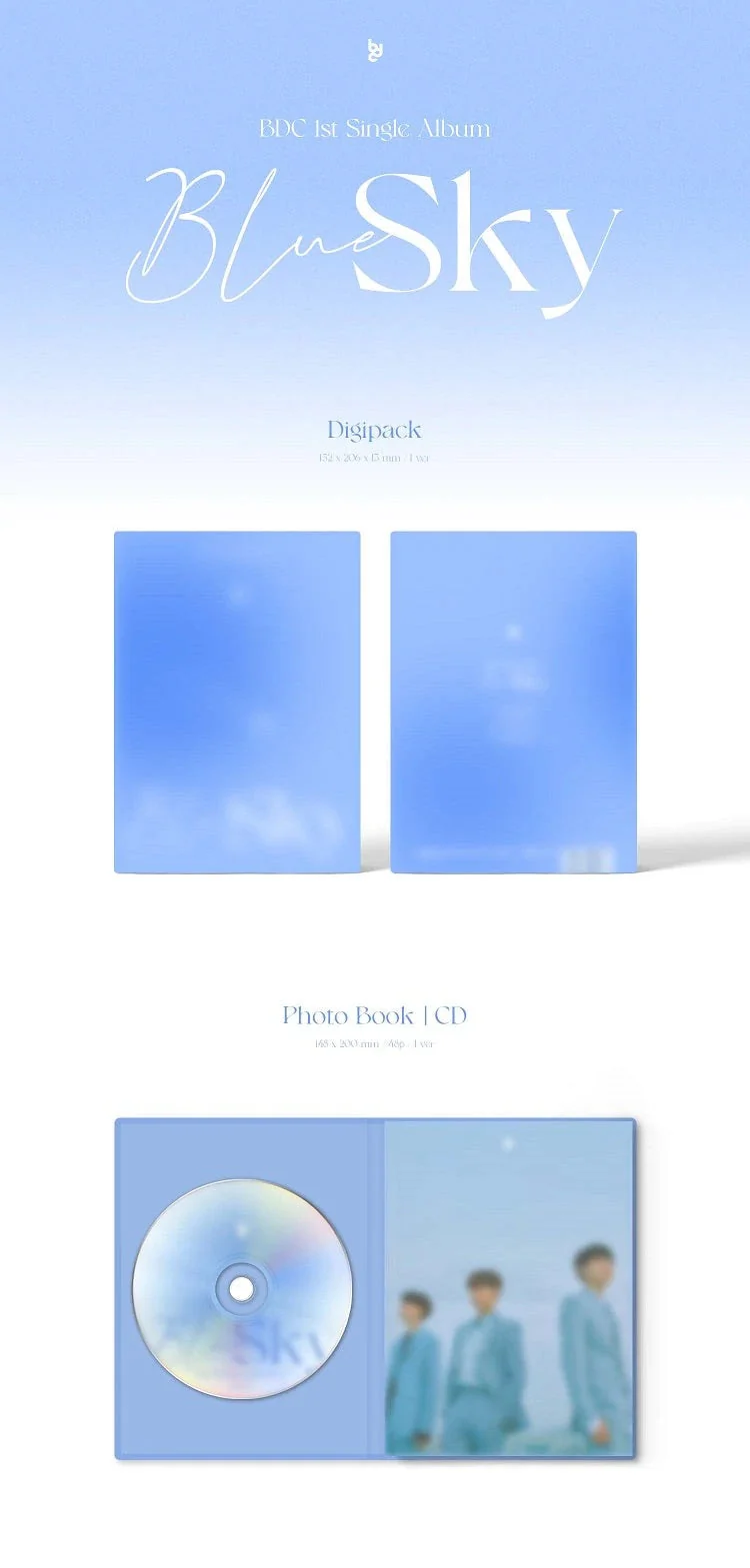 BDC - [BLUE SKY] 1ST SINGLE ALBUM