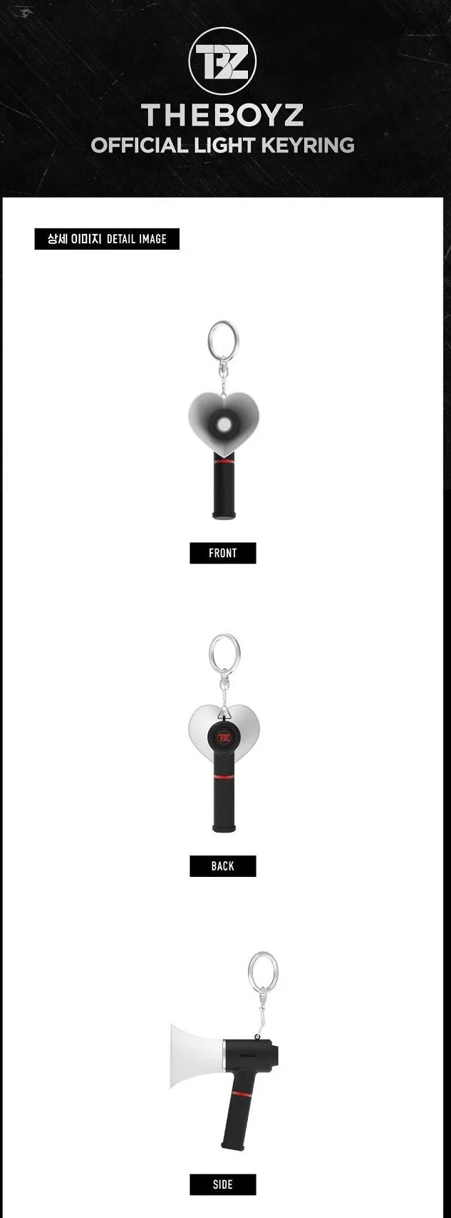 THE BOYZ - LLAVERO DE LIGHT STICK OFICIAL