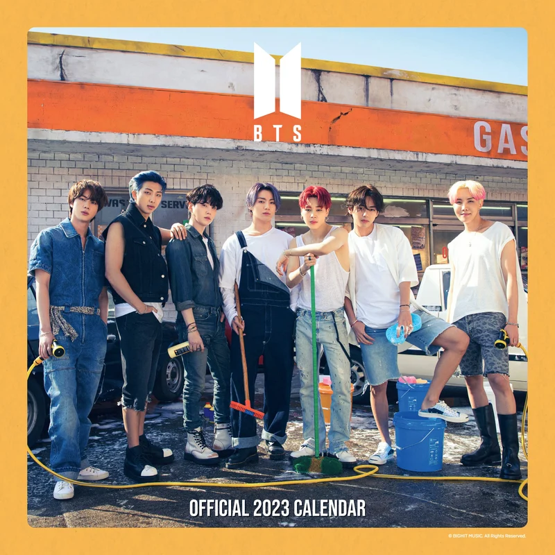 BTS - OFFICIAL BTS BANGTAN BOYS 2023 CALENDAR