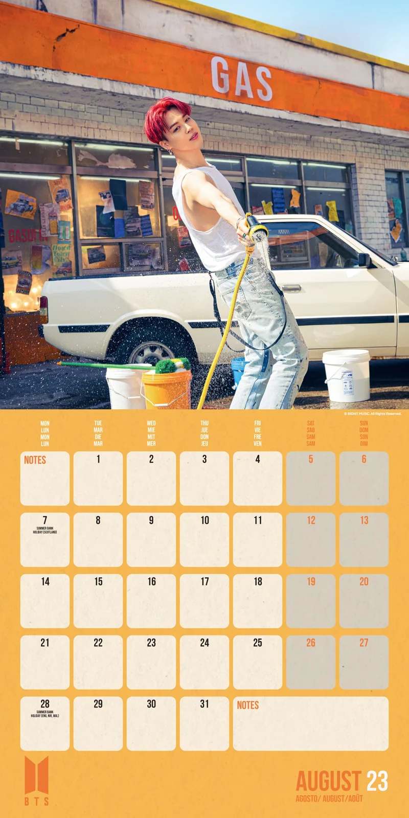 BTS - OFFICIAL BTS BANGTAN BOYS 2023 CALENDAR