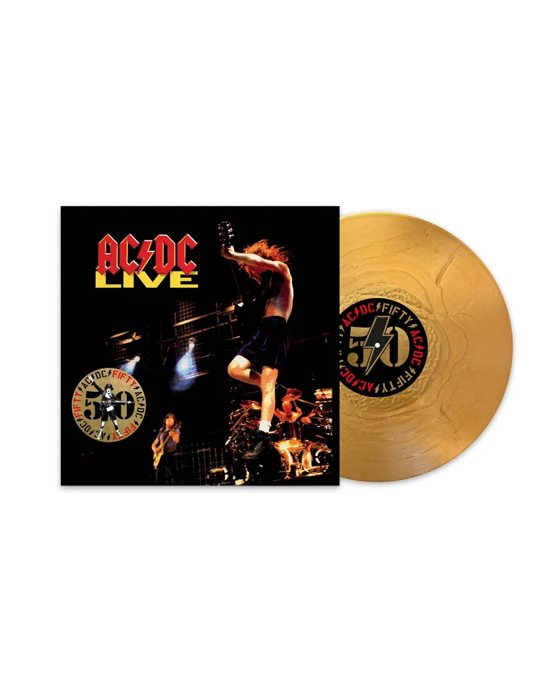 AC/DC - 2LP Vinilo Dorado "Live" Ed. 50 aniversario