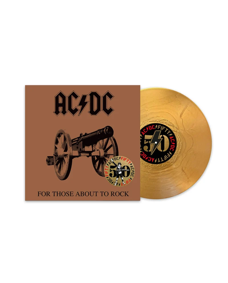 AC/DC - LP Vinilo Dorado "For Those About To Rock (We Salute You)" Ed. 50 aniversario