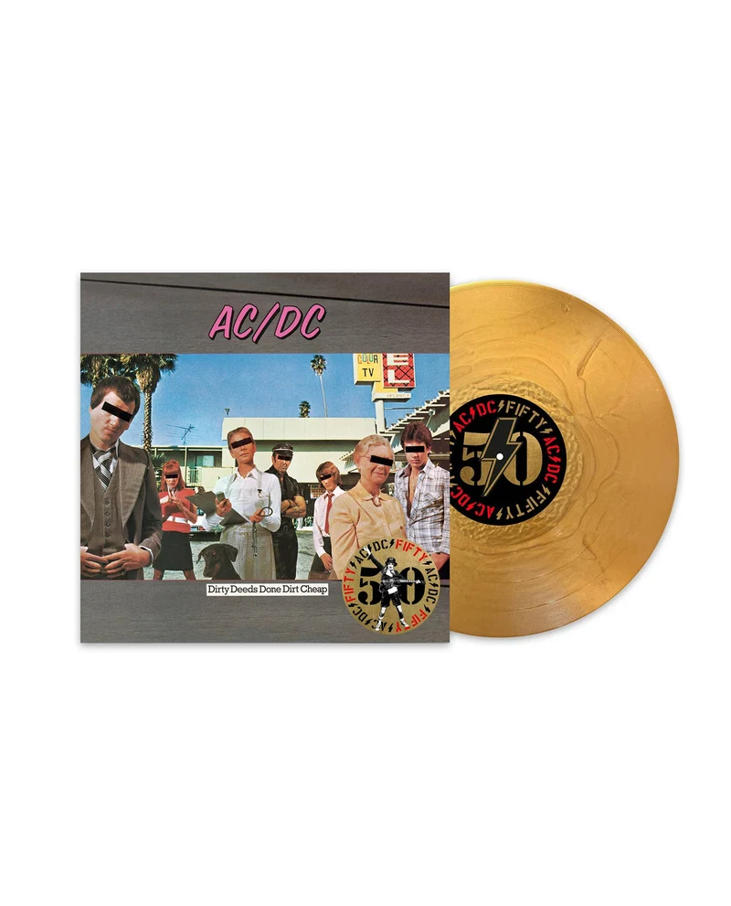 AC/DC - LP Vinilo Dorado "Dirty Deeds Done Dirt Cheap" Ed. 50 aniversario
