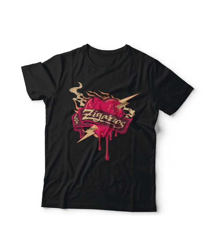 Los Zigarros - Camiseta "Corazón"