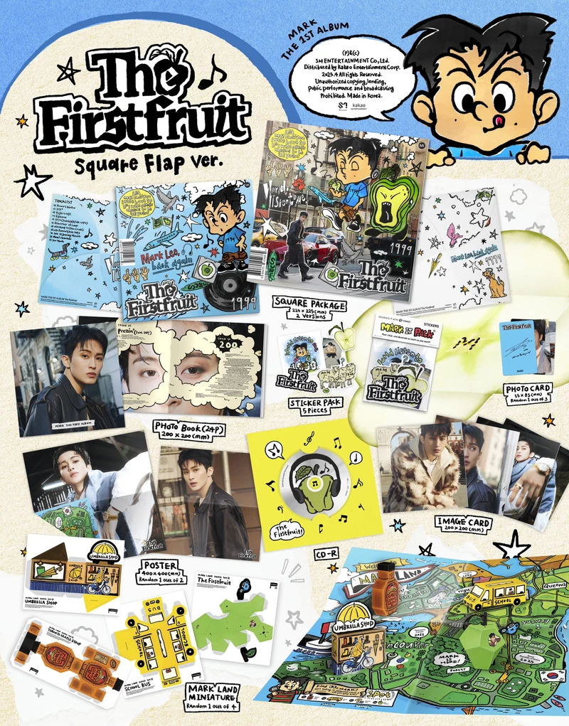 MARK (NCT) - THE FIRSTFRUIT (SQUARE FLAP VER.)