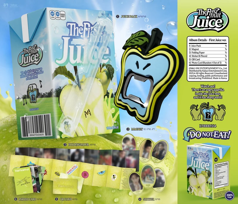MARK (NCT) - THE FIRSTFRUIT (FIRST JUICE VER.) (SMART ALBUM)
