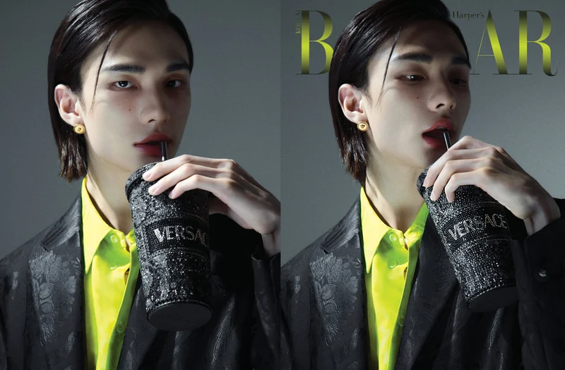 HYUNJIN (STRAY KIDS) - BAZAAR MAGAZIN (December 2023)
