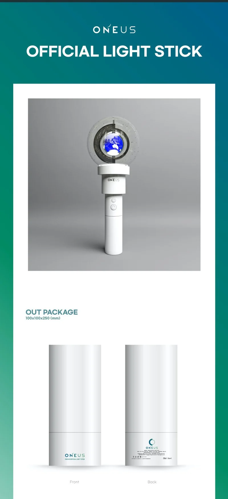 ONEUS - OFFICIAL LIGHT STICK - PRE ORDER