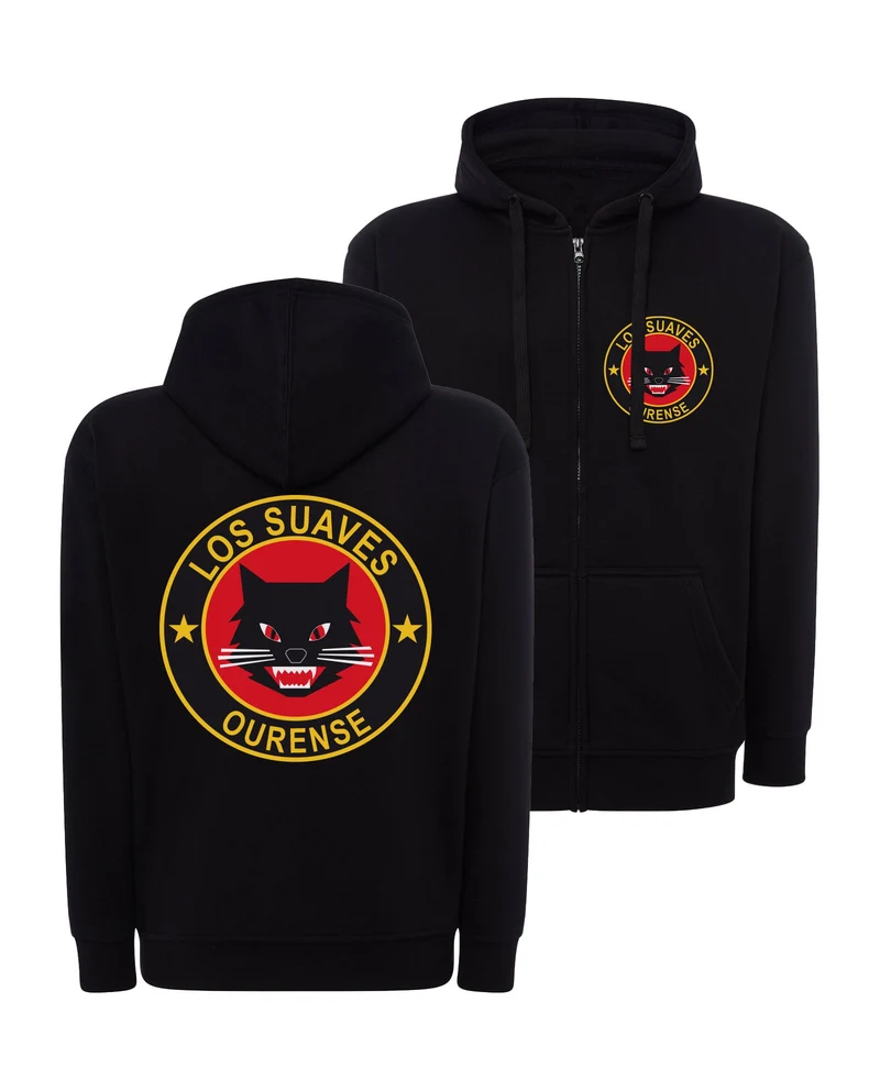Los Suaves - Sudadera capucha y cremallera "Logo" Unisex