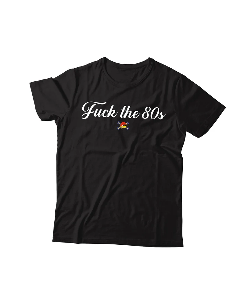 Loquillo - Camiseta "Fuck The 80's" Negra