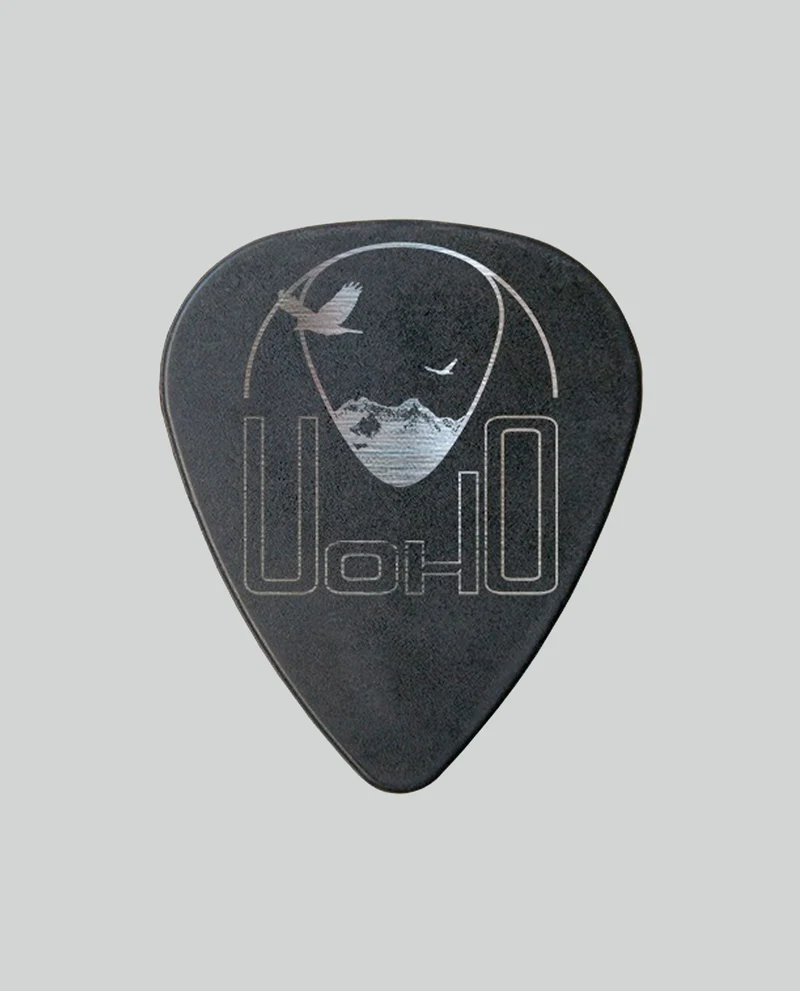 UOHO - Púa con diseño "Púa" Negra