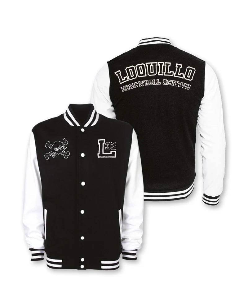 Loquillo - Chaqueta Beisbolera Negra