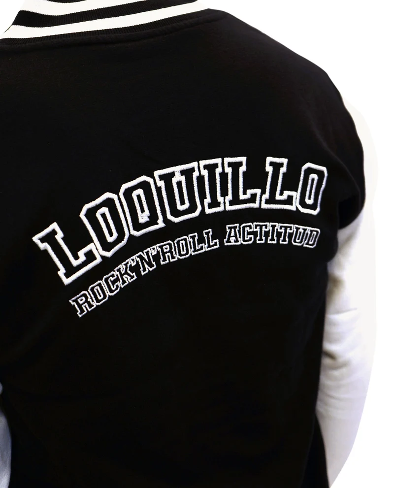 Loquillo - Chaqueta Beisbolera Negra