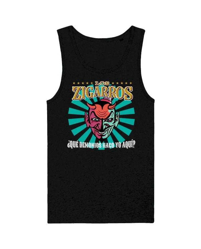 Los Zigarros - Camiseta Tirantes "Demonio" Hombre