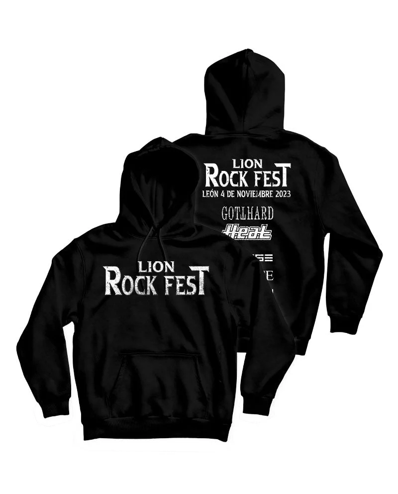 Lion Rock Fest - Sudadera Oficial Lion Rock Fest 2023 Negra
