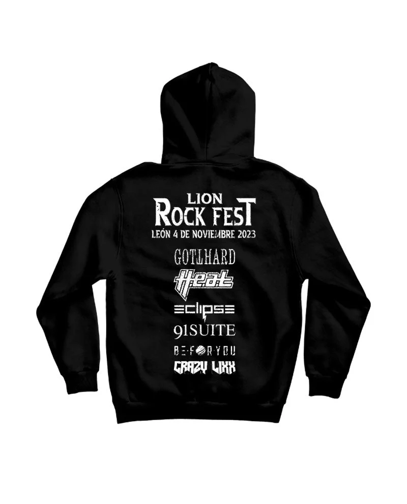 Lion Rock Fest - Sudadera Oficial Lion Rock Fest 2023 Negra