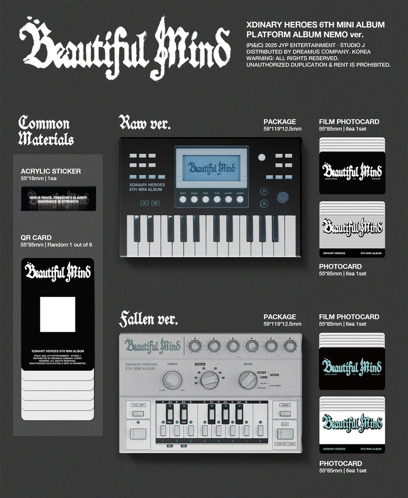 XDINARY HEROES - BEAUTIFUL MIND (PLATFORM ALBUM NEMO VER.)