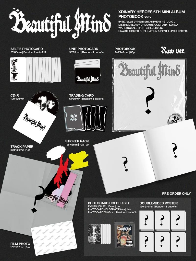 XDINARY HEROES - BEAUTIFUL MIND (PHOTOBOOK VER.)