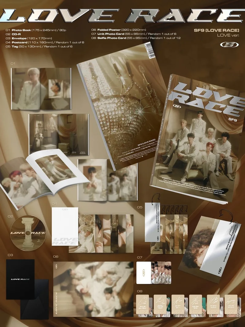 SF9 - LOVE RACE (SIGNED)