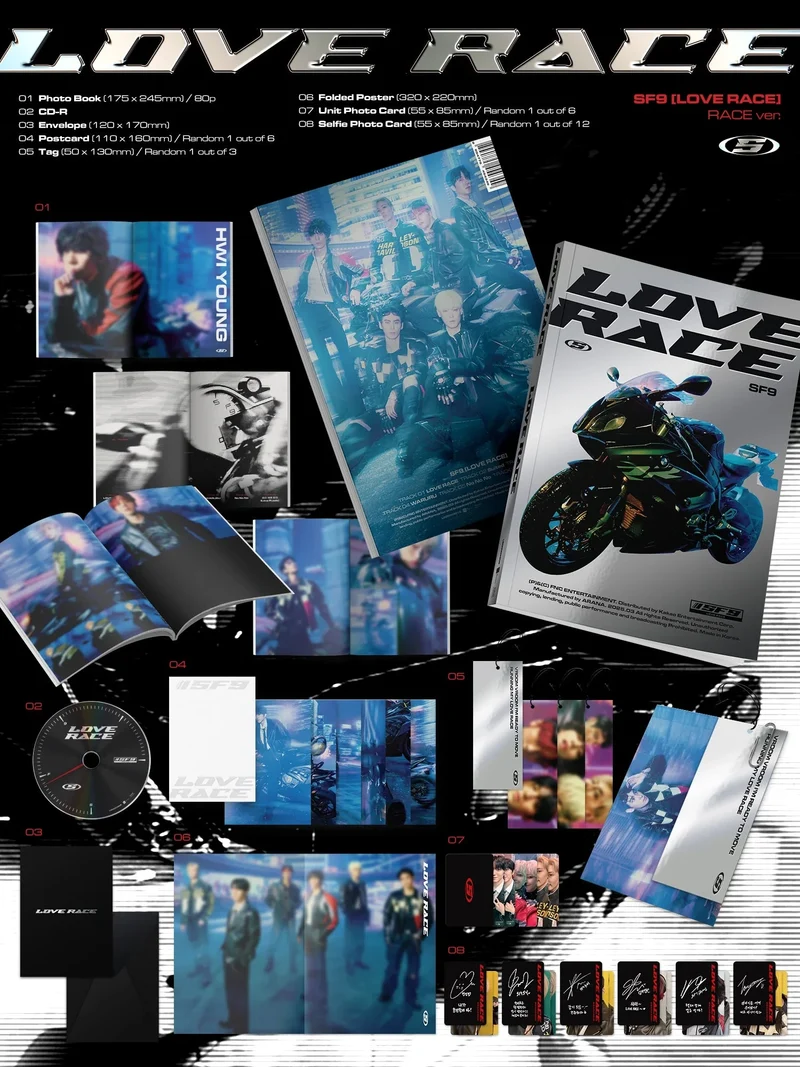 SF9 - LOVE RACE (SIGNED)