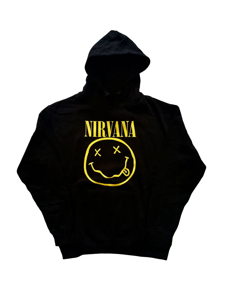 Nirvana - Sudadera "Yellow Happy Face" Unisex