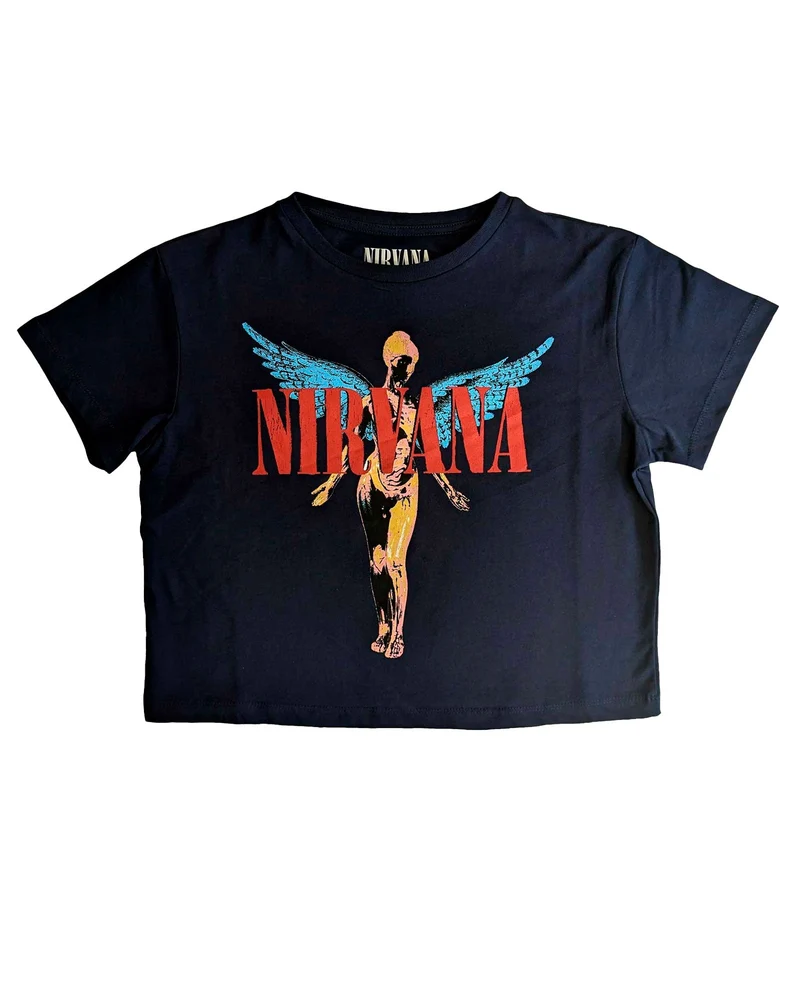 Nirvana - Camiseta Crop Top "Angelic"