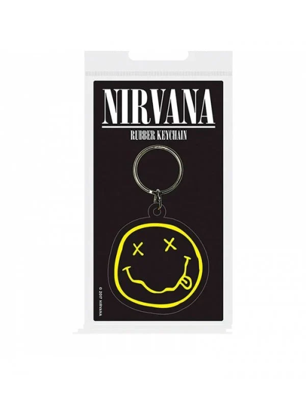 Nirvana - Llavero (SMILEY) PVC