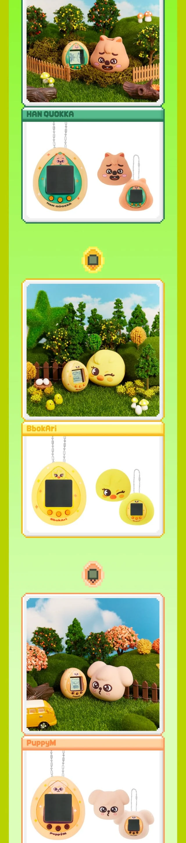 STRAY KIDS - SKZOO TAMAGOTCHI & CASE SET