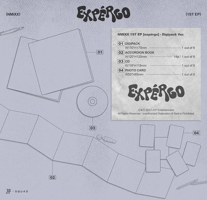 NMIXX - EXPERGO (1ST EP) DIGIPACK VER.