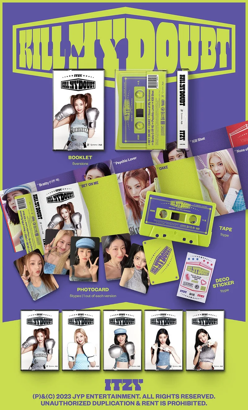 ITZY - KILL MY DOUBT (7TH MINI ALBUM) CASSETTE VER.