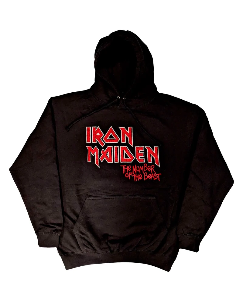 Iron Maiden - Sudadera "Number of the Beast Vintage Logo" Unisex