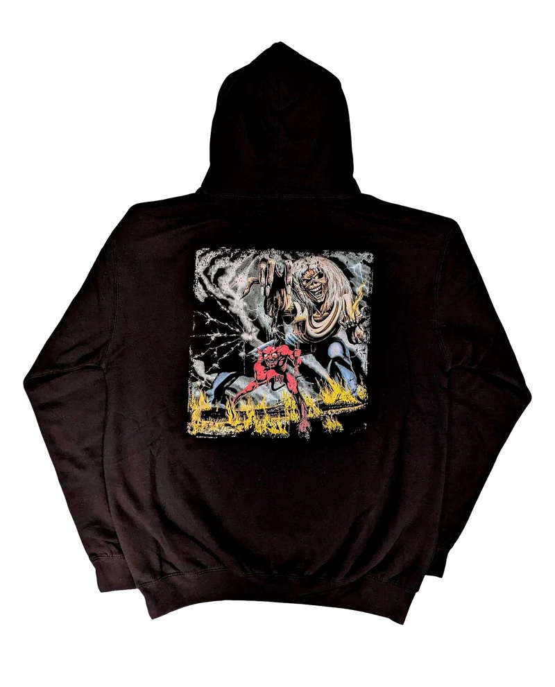 Iron Maiden - Sudadera "Number of the Beast Vintage Logo" Unisex