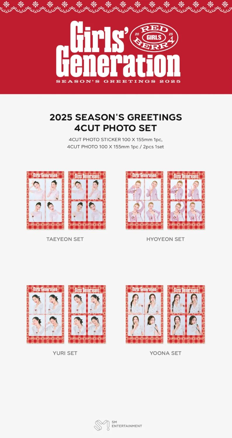 GIRLS GENERATION - 2025 SM ARTIST SEASON’S GREETINGS OFFICIAL MD