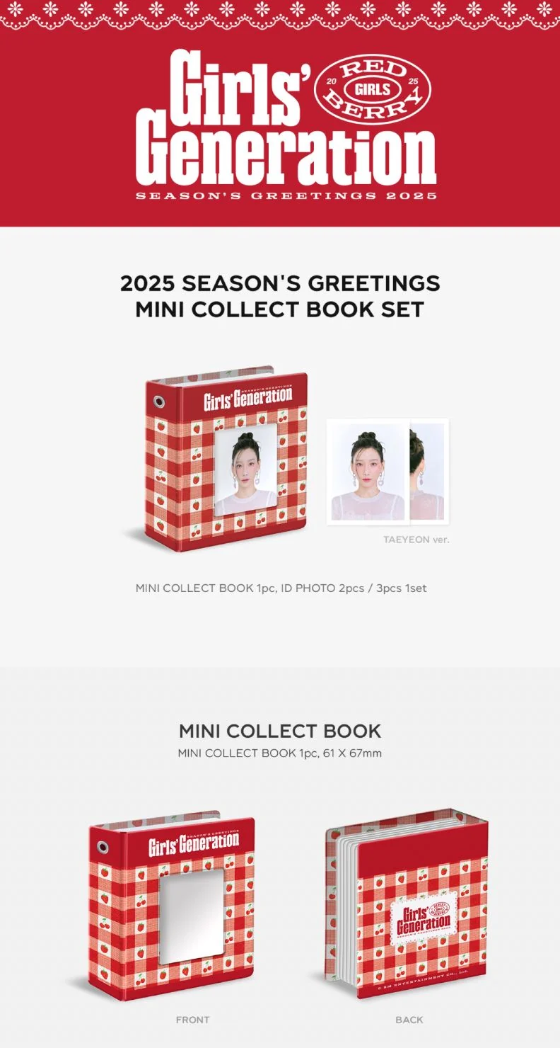 GIRLS GENERATION - 2025 SM ARTIST SEASON’S GREETINGS OFFICIAL MD