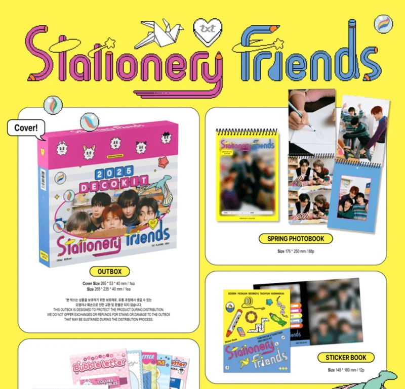 TXT - 2025 TOMORROW X TOGETHER DECO KIT + Weverse Gift