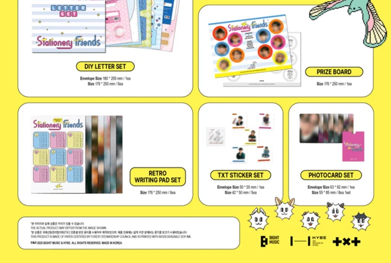 TXT - 2025 TOMORROW X TOGETHER DECO KIT + Weverse Gift