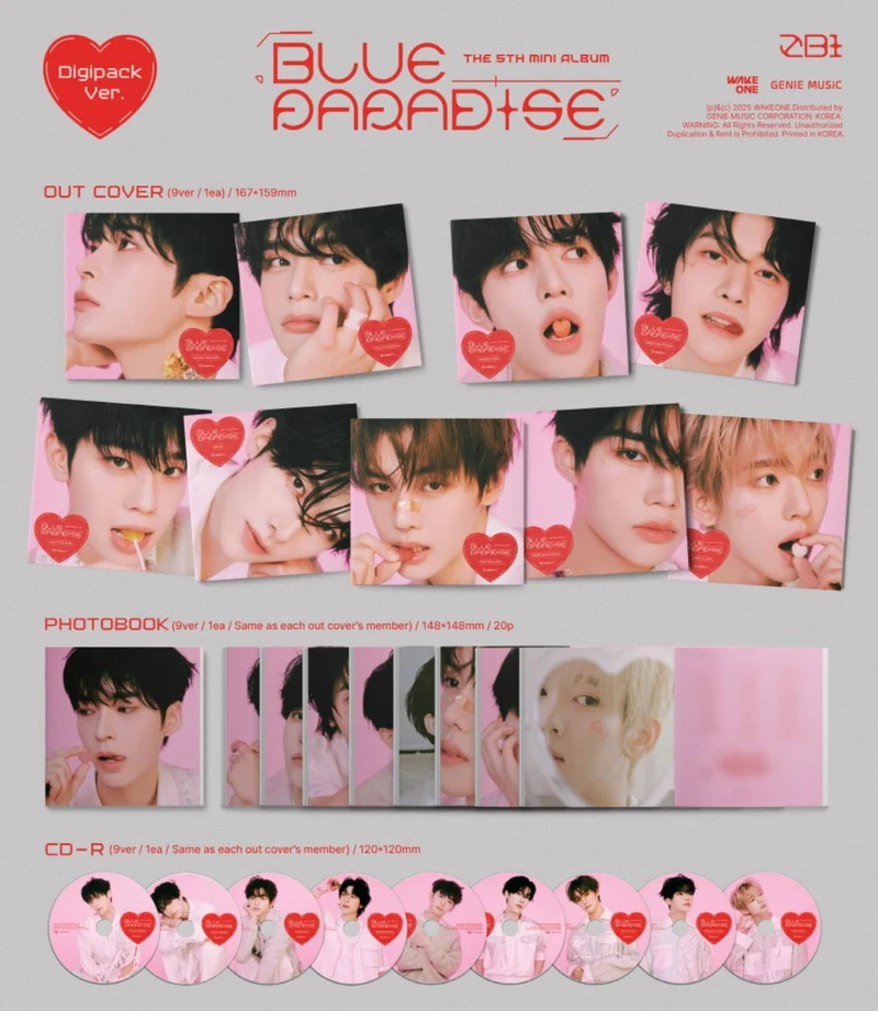 ZB1 - BLUE PARADISE (DIGIPACK VER.)