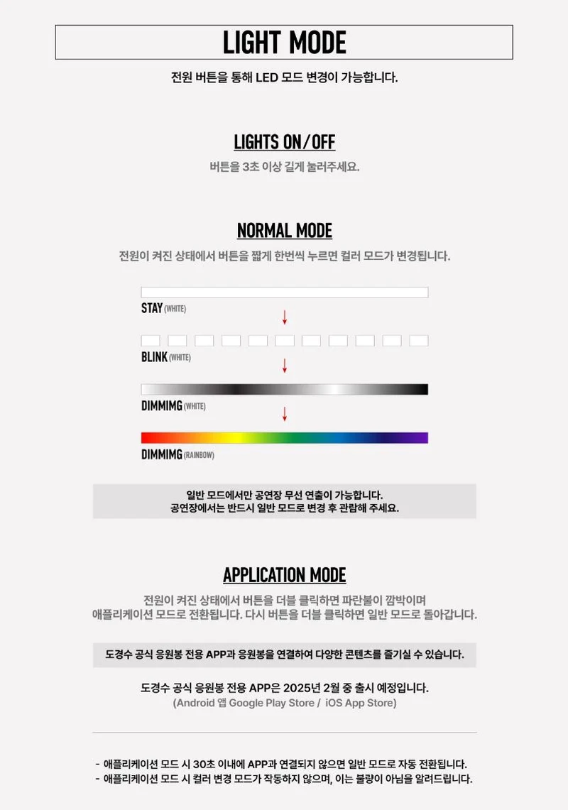 DOH KYUNG SOO - LIGHT STICK OFICIAL